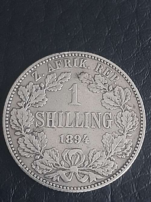 1894 Silver ZAR One Shilling (1)