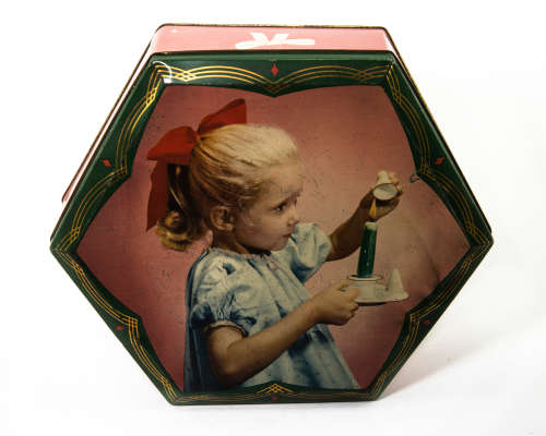 Vintage Decorative Cake Tin