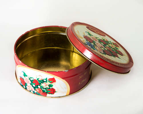 Vintage Santa Edwiges Butter Cookies Tin