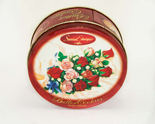 Vintage Santa Edwiges Butter Cookies Tin