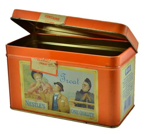 Vintage collectible Nestle tin