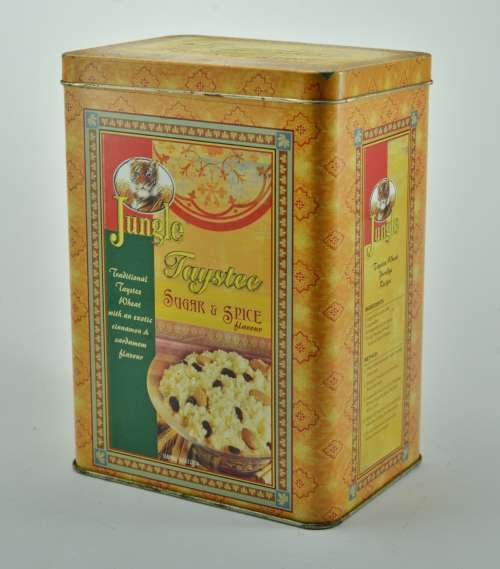 Collectible Jungle Taystee Sugar and Spice Flavour Tin