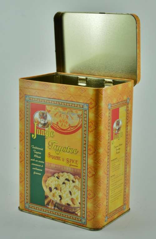 Collectible Jungle Taystee Sugar and Spice Flavour Tin