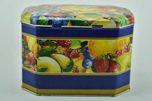 Collectible All Gold Connoisseur`s Extra Fuit Jam and Marmalade Tin
