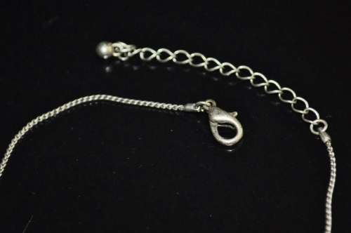 Vintage antique silver tone Aurora Borealis costume jewellery necklace