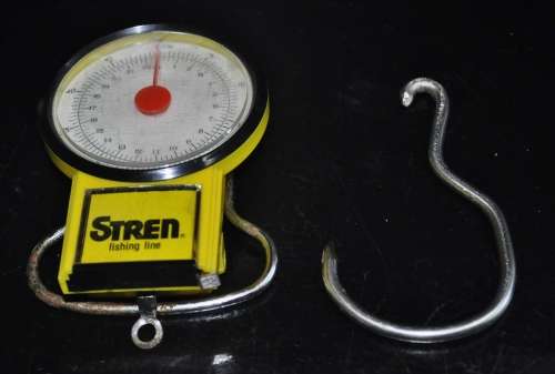 Vintage Stren Fishing Line 50lb Hanging Hook Fish Weight Scale