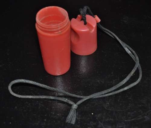 Vintage Waterproof Storage Container to wear around your neck