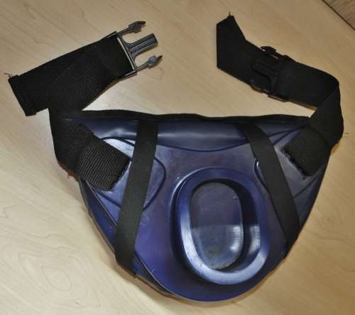 Rod bucket with padded bucket support and kidney harness