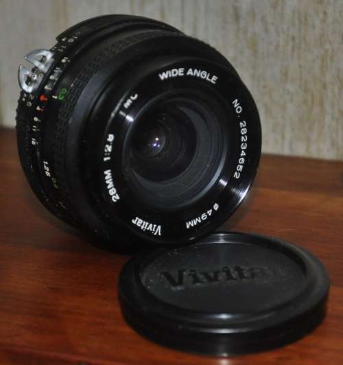 Vintage Vivitar 49mm 28mm 1:2.8 MC Close Focus Wide Angle No. 28234652