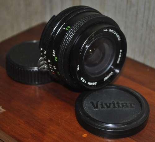 Vintage Vivitar 49mm 28mm 1:2.8 MC Close Focus Wide Angle No. 28234652
