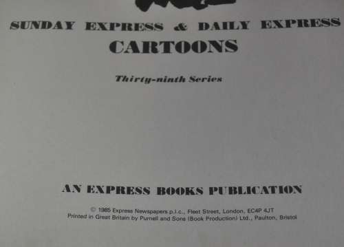 Giles Sunday Express and Daily Express Cartoons Thirty-ninth Series
