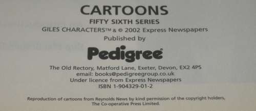 Giles Daily Express and Sunday Express Cartoons 2003 Fifty Sixth Series