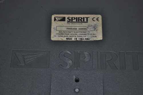 Spirit by Soundcraft Folio Notepad Professional Audio Mixer