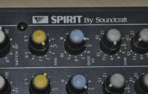 Spirit by Soundcraft Folio Notepad Professional Audio Mixer