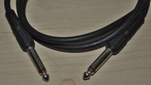 Lot of 3 Audio cables, 9 6.3 mm Audio Jacks, 2 Microphone Jacks