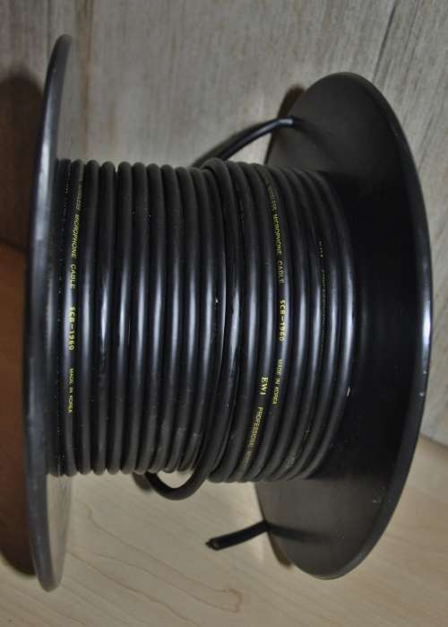 Roll of unused EWI Professional Noiseless Microphone Cable SCB-1960