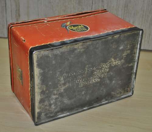 Vary Rare Vintage Large 4lbs Sharps Super-Kreem Assorted Toffee Tin C1940