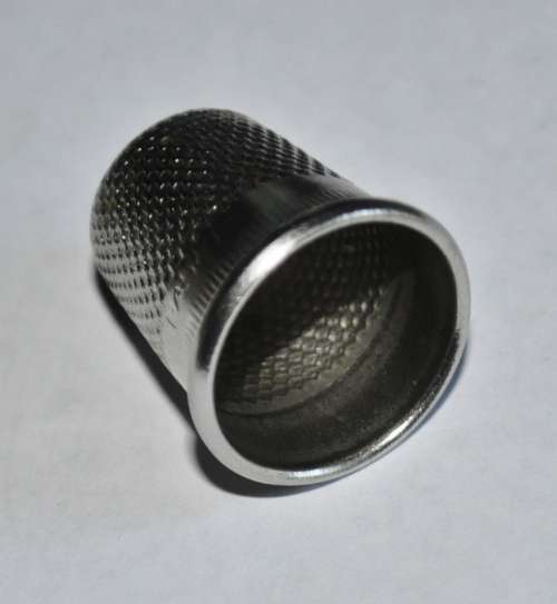 Three Vintage Silver Metal Thimbles