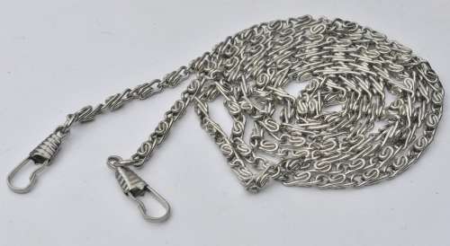 Vintage Silver Tone Extra Long Pocket Watch/Fob Chain