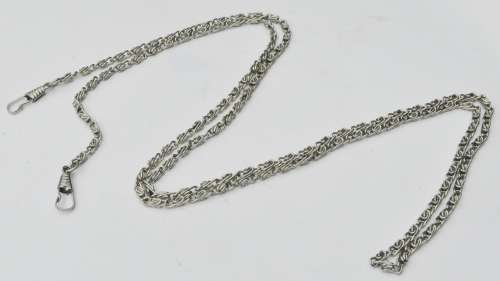 Vintage Silver Tone Extra Long Pocket Watch/Fob Chain