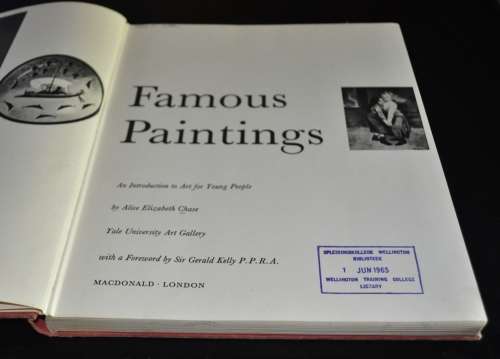 Famous Paintings An Introduction to Art for young people by Alice Elizabeth Chase