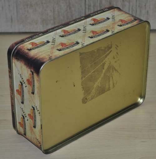 Collectible Contemporary Lion Firelighters Storage Tin