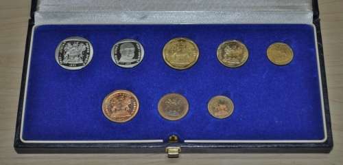 Collectible 1990 South African Short Proof Set in original South African Mint Box