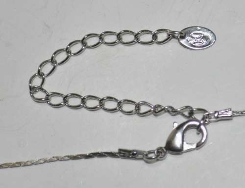 Vintage Designer Silver Tone and Purple Metal Roses and Crystal Necklace