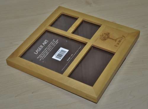Quality Family Tree Laser Carved Wooden Collage Photo Frame by Avante c2001 Made in Thailand