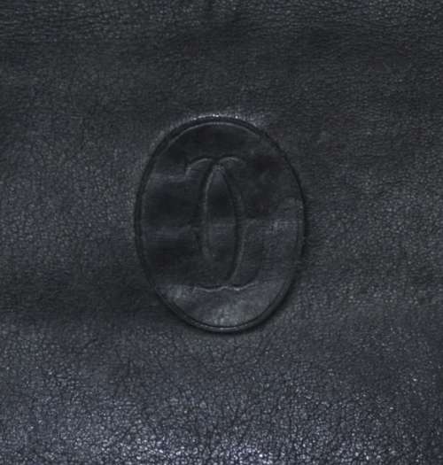 Vintage Authentic Cartier Black Leather Men`s Wallet