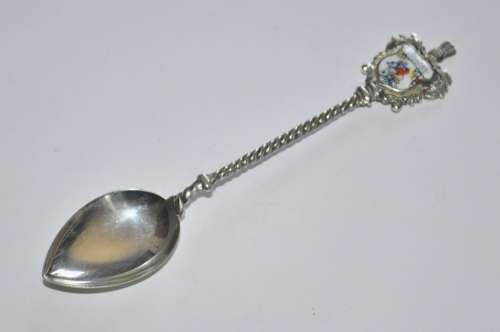Lot of Four Sterling Silver Souvenir spoons