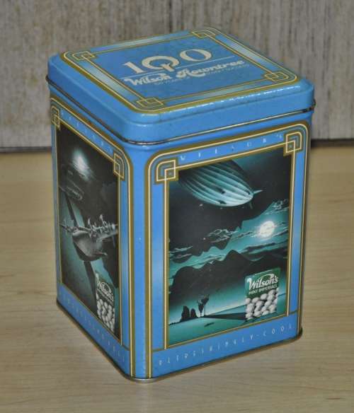 Vintage, Collectible Wilson Rowntree Mint Imperials 100 Year Anniversary Tin