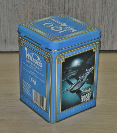 Vintage, Collectible Wilson Rowntree Mint Imperials 100 Year Anniversary Tin