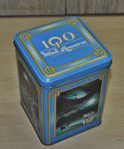 Vintage, Collectible Wilson Rowntree Mint Imperials 100 Year Anniversary Tin