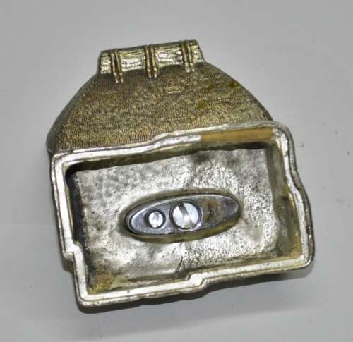 Rare and Unusual Silver Plated Watermill House Novelty Table Lighter c1960