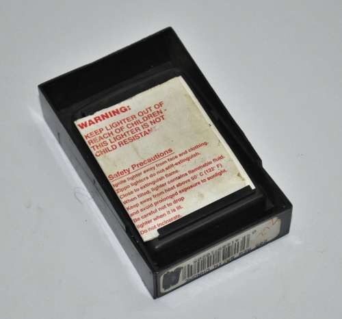 Vintage Satin Chrome Zippo Lighter in Original Packaging (2000 XVI) - Made in the USA