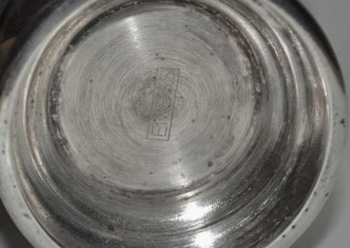 Vintage EMESS Silver Plated Christening Cup