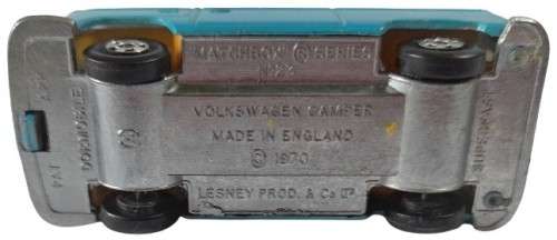 Collectible Matchbox Volkswagen camper series number 23 ©1970