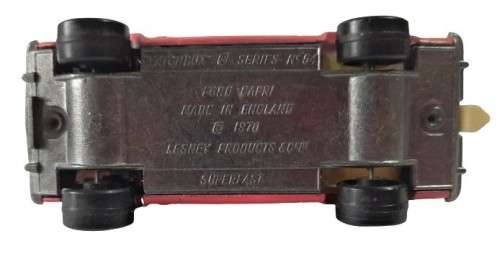 Collectible Matchbox Ford Capri series number 54 ©1970