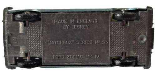 Collectible Matchbox Ford Zodiac Mk. IV