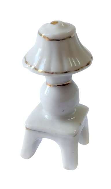 Vintage Porcelain Miniature Dollhouse Bedroom Furniture - Made in Occupied Japan (1945-1952)