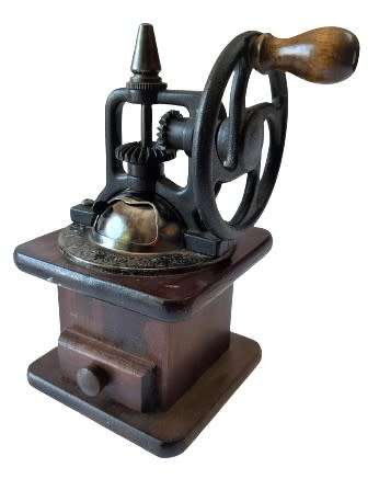 Vintage wooden black pepper mill/hand grinder