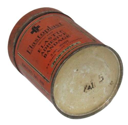 Vintage, Collectible Elastoplast Elastic Adhesive Bandage Tin - Made in England