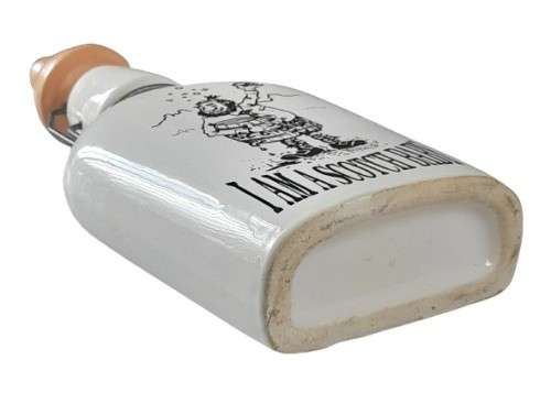 Vintage Ceramic Novelty Scotch Flask - I am a scotch baby