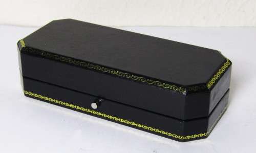 Collectible Silver Tone Thulian Cufflinks in Cartier-style box by Elizabeth Parker UK