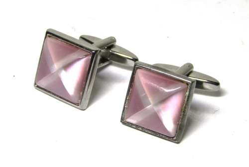 Collectible Silver Tone Thulian Cufflinks in Cartier-style box by Elizabeth Parker UK