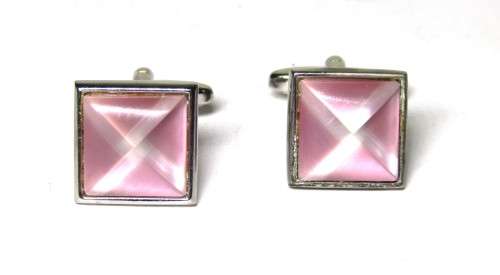 Collectible Silver Tone Thulian Cufflinks in Cartier-style box by Elizabeth Parker UK