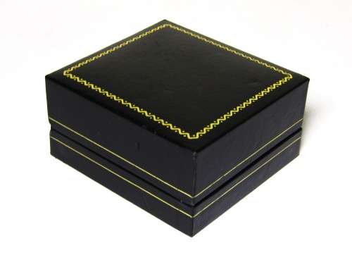 Vintage Gold Plated and Enamel `Rover` Cufflinks in Original Box - Made in England