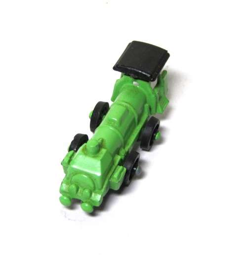 Vintage Miniature Cast Metal Green Locomotive Marked France 1919