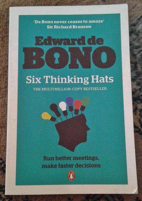 `Six Thinking Hats` by Edward de Bono ISBN9780141033051